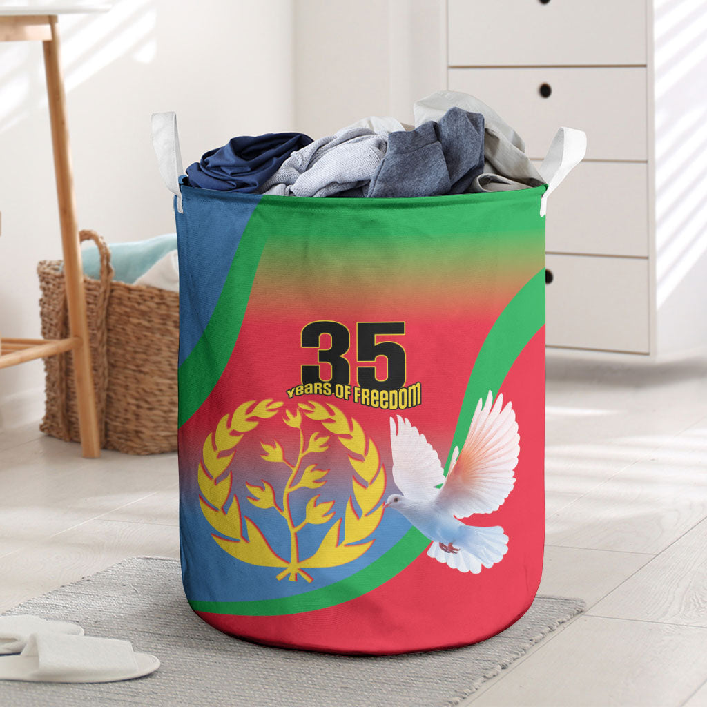 Eritrea 35th Anniversary Laundry Basket May 24 1991-2026 Proud To Be Eritrean