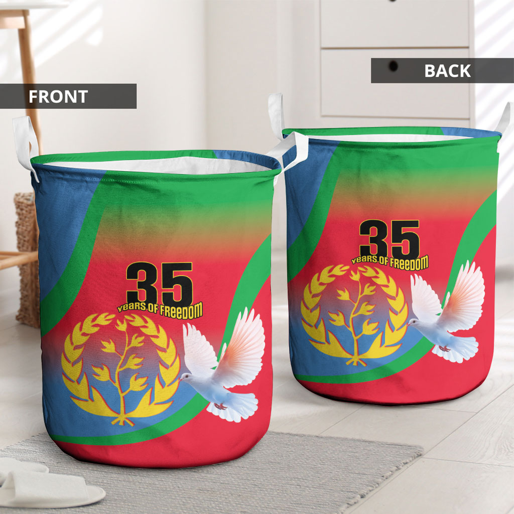 Eritrea 35th Anniversary Laundry Basket May 24 1991-2026 Proud To Be Eritrean