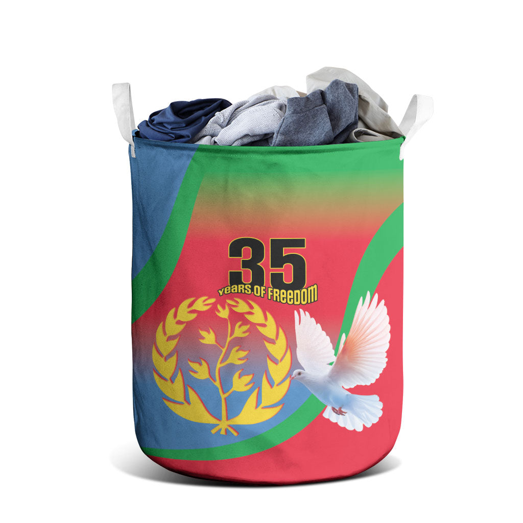 Eritrea 35th Anniversary Laundry Basket May 24 1991-2026 Proud To Be Eritrean