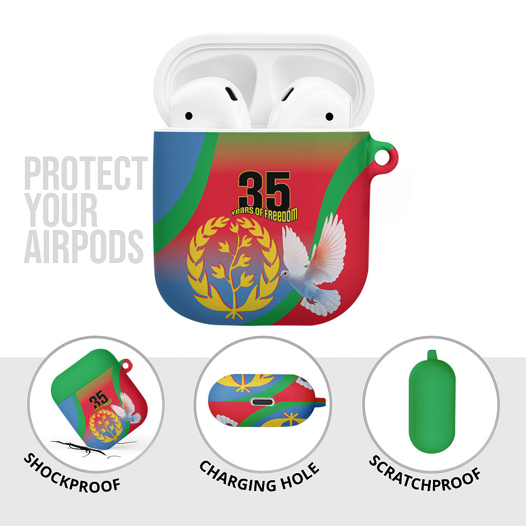 Eritrea 35th Anniversary AirPods Case May 24 1991-2026 Proud To Be Eritrean