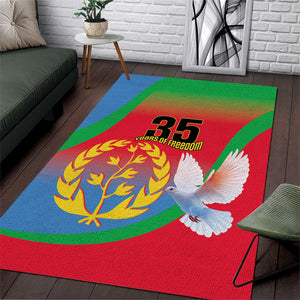 Eritrea 35th Anniversary Area Rug May 24 1991-2026 Proud To Be Eritrean