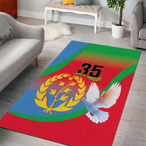 Eritrea 35th Anniversary Area Rug May 24 1991-2026 Proud To Be Eritrean