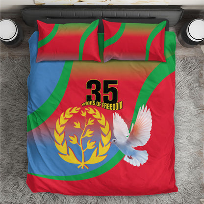 Eritrea 35th Anniversary Bedding Set May 24 1991-2026 Proud To Be Eritrean