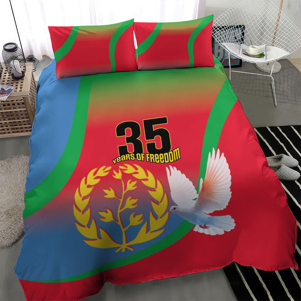 Eritrea 35th Anniversary Bedding Set May 24 1991-2026 Proud To Be Eritrean