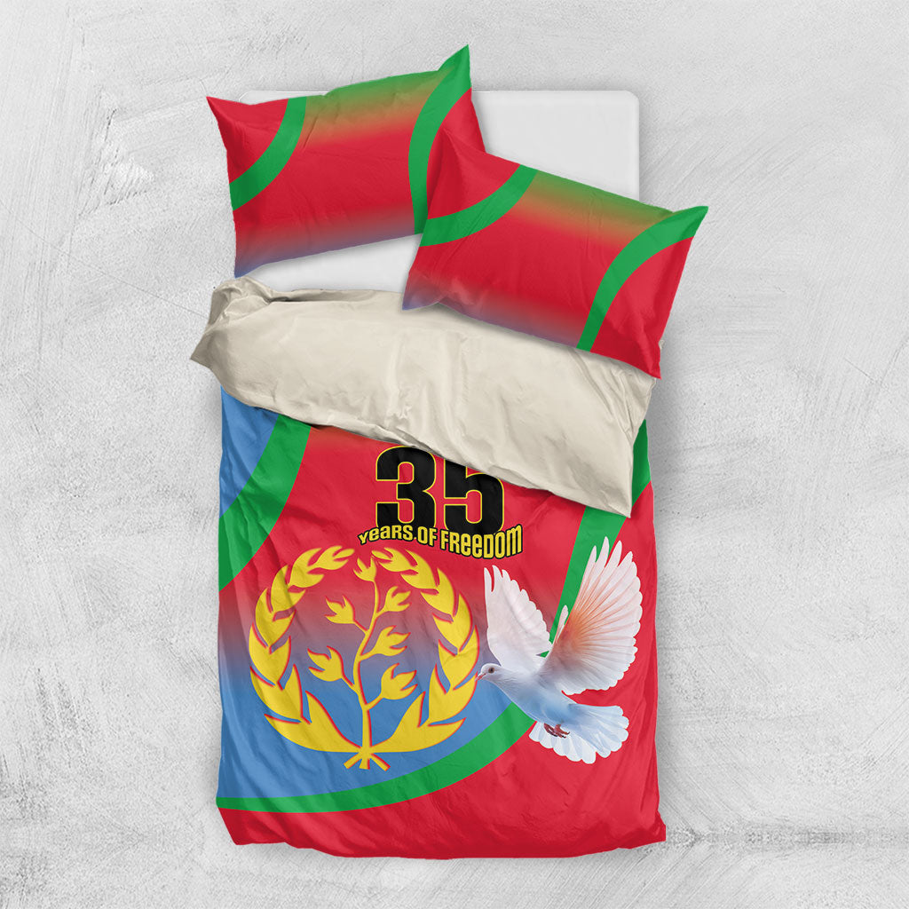 Eritrea 35th Anniversary Bedding Set May 24 1991-2026 Proud To Be Eritrean