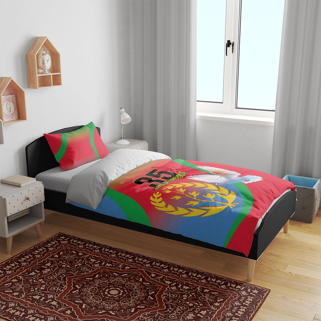 Eritrea 35th Anniversary Bedding Set May 24 1991-2026 Proud To Be Eritrean
