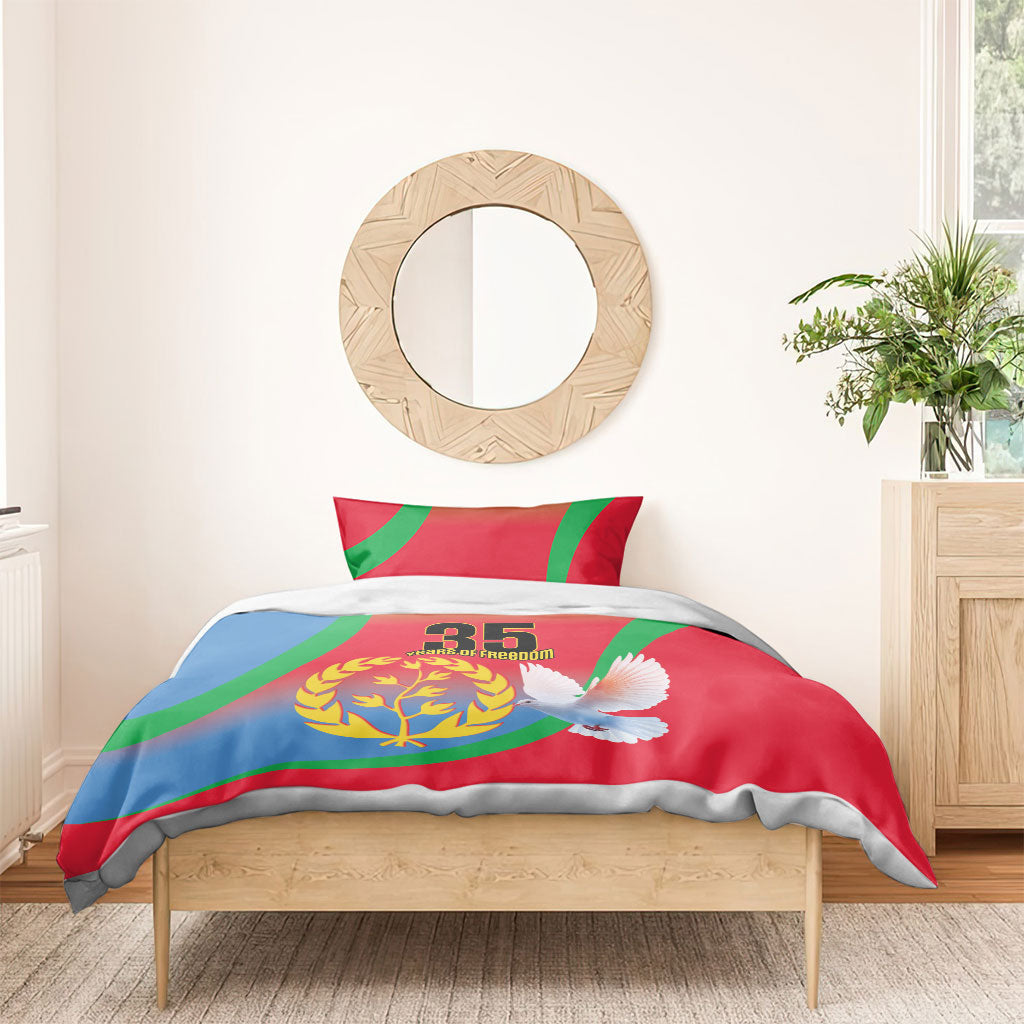 Eritrea 35th Anniversary Bedding Set May 24 1991-2026 Proud To Be Eritrean