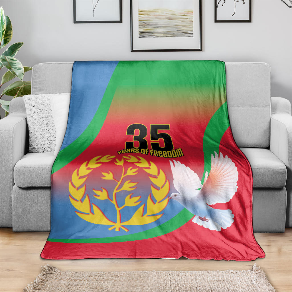 Eritrea 35th Anniversary Blanket May 24 1991-2026 Proud To Be Eritrean