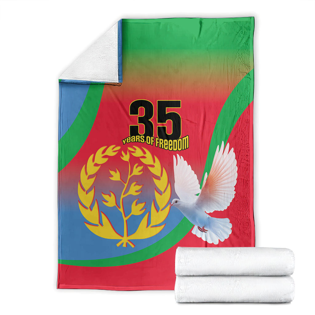 Eritrea 35th Anniversary Blanket May 24 1991-2026 Proud To Be Eritrean