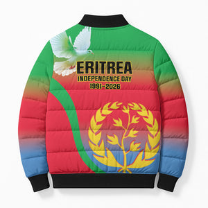 Eritrea 35th Anniversary Bomber Puffer Jacket May 24 1991-2026 Proud To Be Eritrean