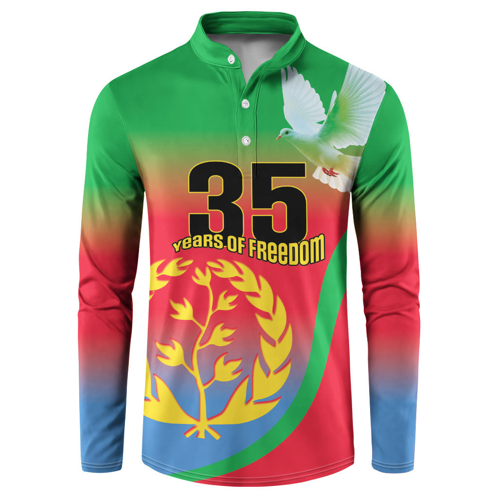 Eritrea 35th Anniversary Button Sweatshirt May 24 1991-2026 Proud To Be Eritrean
