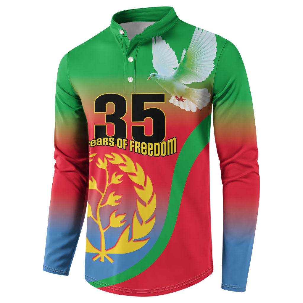 Eritrea 35th Anniversary Button Sweatshirt May 24 1991-2026 Proud To Be Eritrean