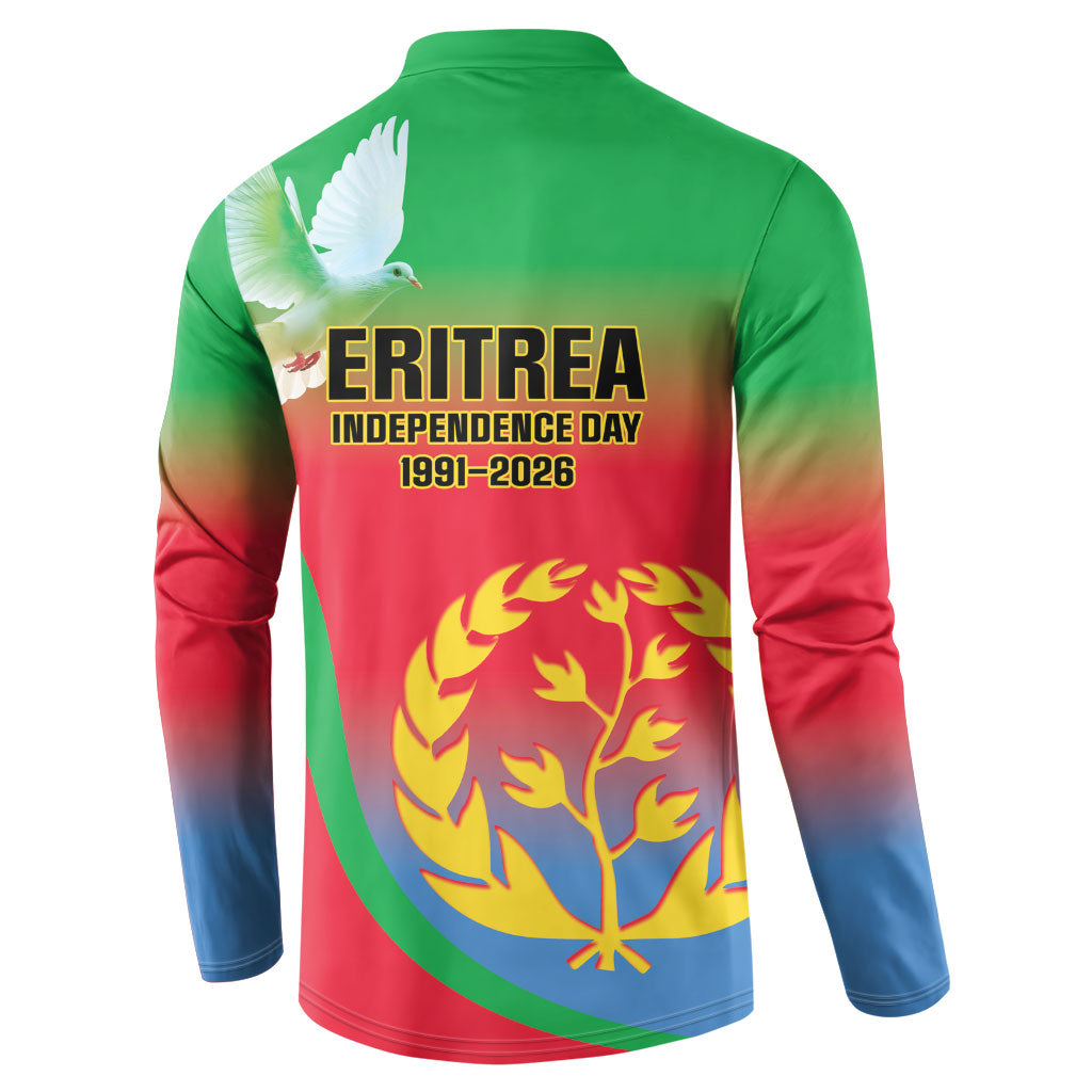 Eritrea 35th Anniversary Button Sweatshirt May 24 1991-2026 Proud To Be Eritrean