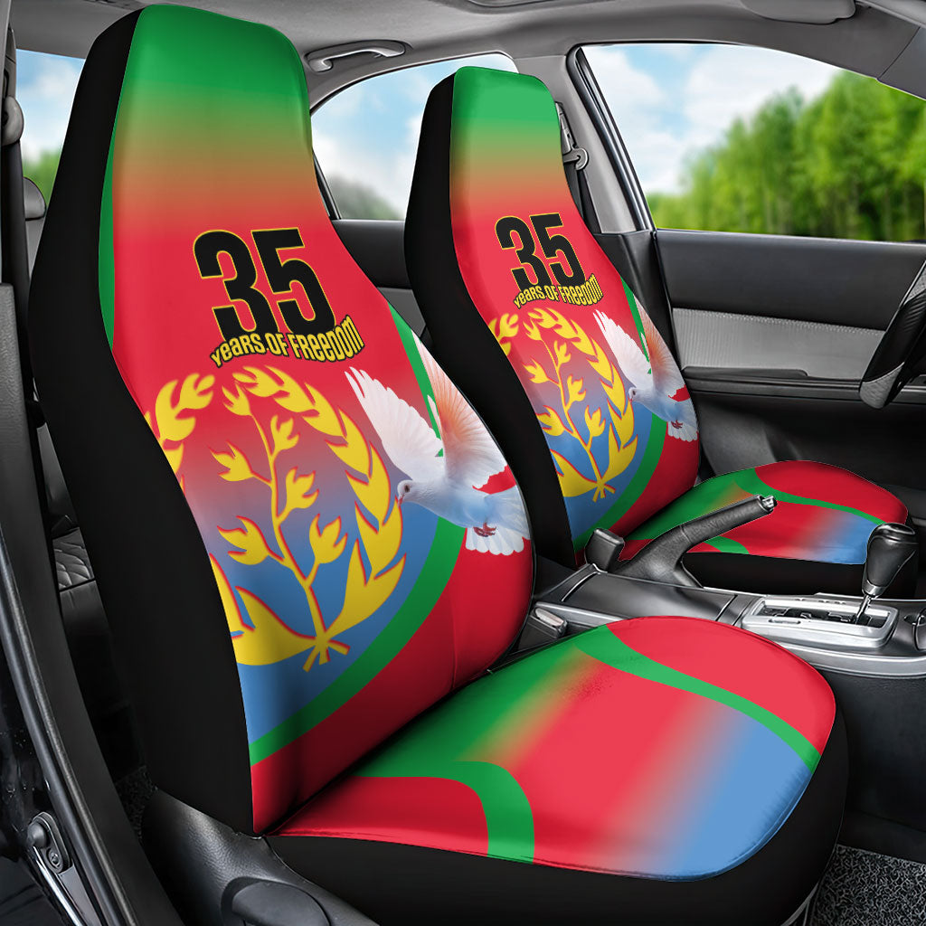 Eritrea 35th Anniversary Car Seat Cover May 24 1991-2026 Proud To Be Eritrean