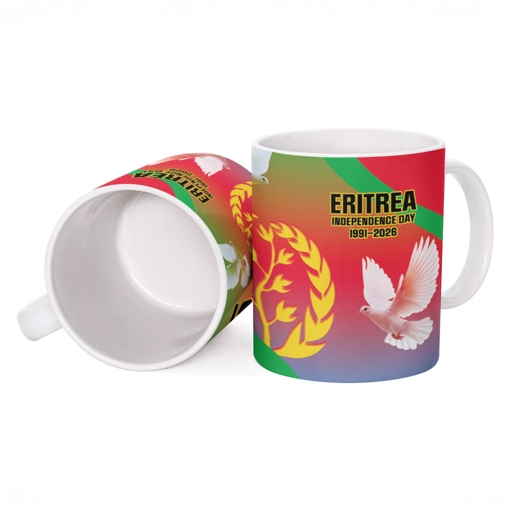 Eritrea 35th Anniversary Ceramic Mug May 24 1991-2026 Proud To Be Eritrean