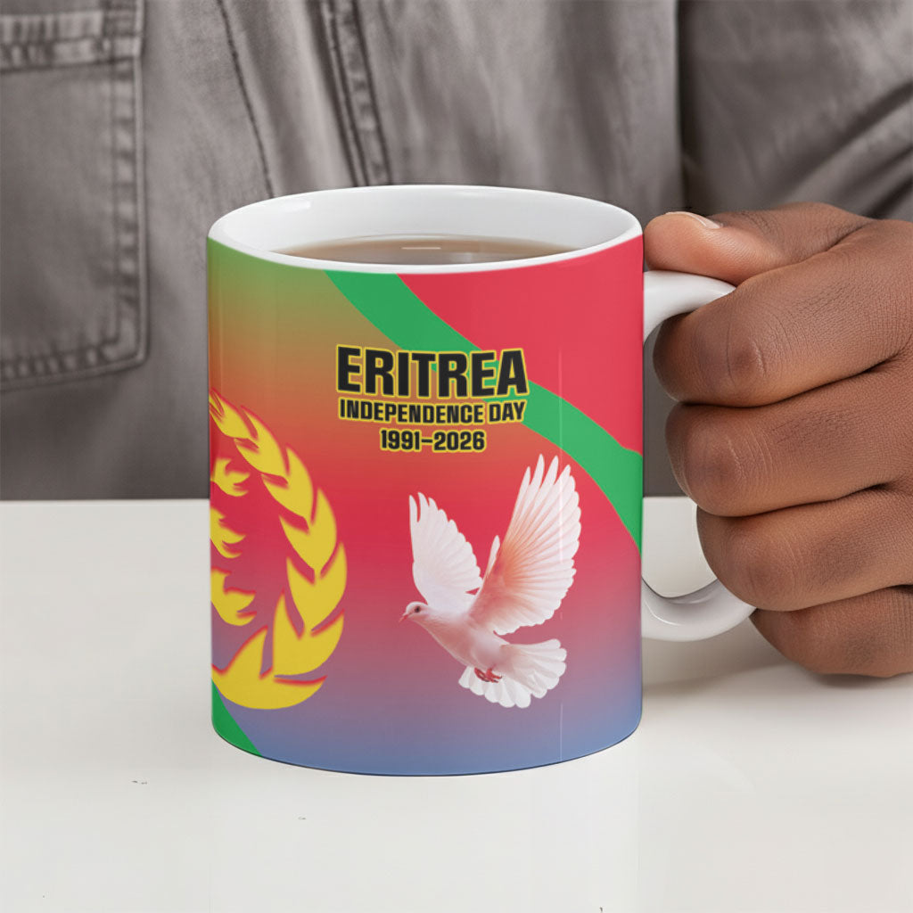 Eritrea 35th Anniversary Ceramic Mug May 24 1991-2026 Proud To Be Eritrean