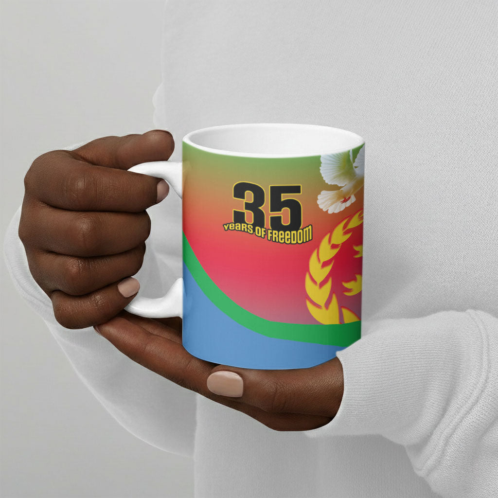 Eritrea 35th Anniversary Ceramic Mug May 24 1991-2026 Proud To Be Eritrean
