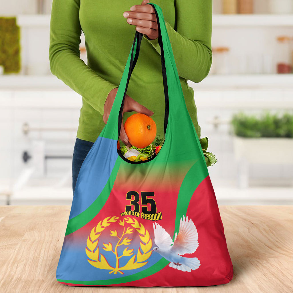 Eritrea 35th Anniversary Grocery Bag May 24 1991-2026 Proud To Be Eritrean