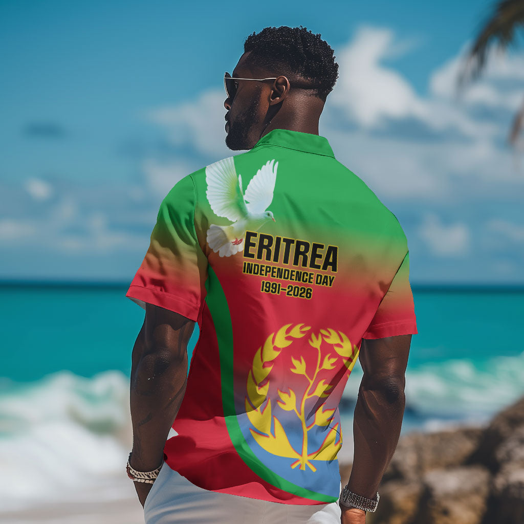Eritrea 35th Anniversary Hawaiian Shirt May 24 1991-2026 Proud To Be Eritrean