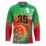 Eritrea 35th Anniversary Hockey Jersey May 24 1991-2026 Proud To Be Eritrean