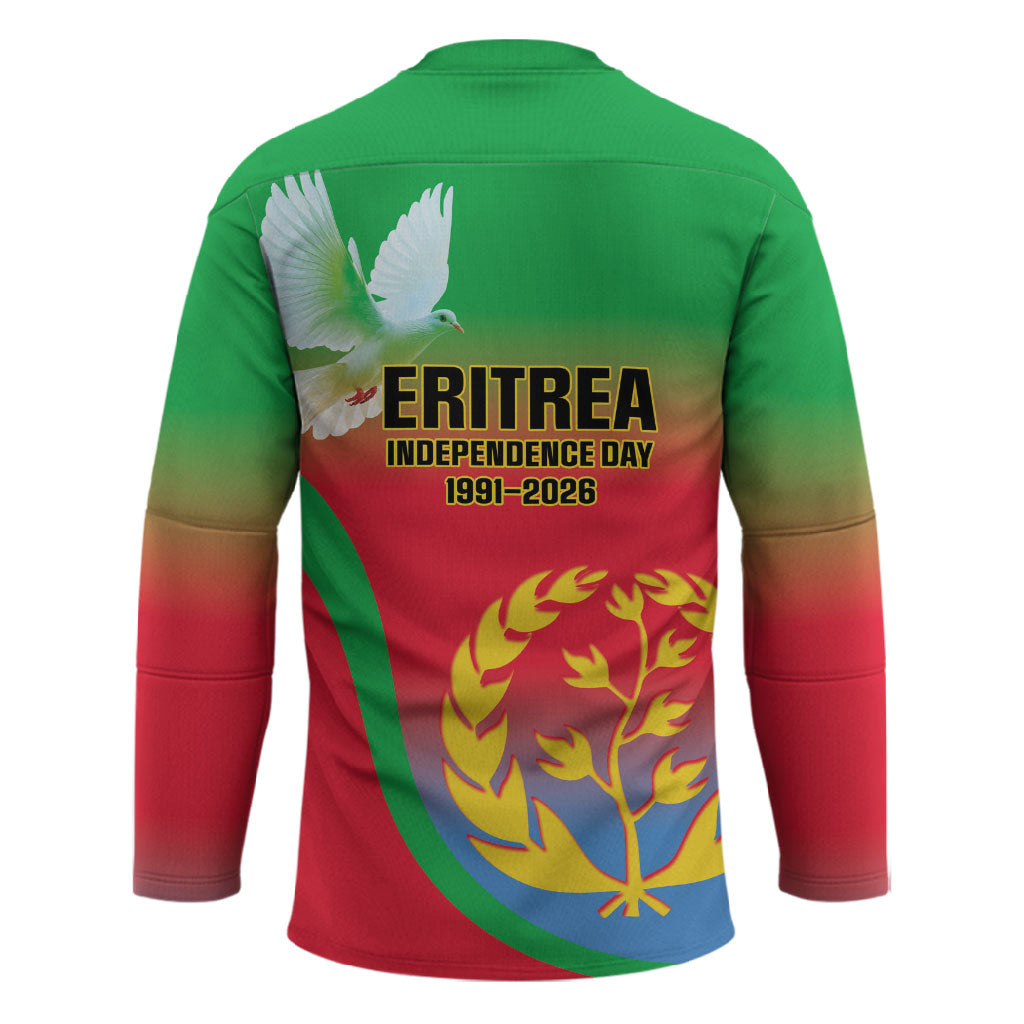 Eritrea 35th Anniversary Hockey Jersey May 24 1991-2026 Proud To Be Eritrean
