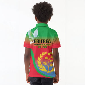 Eritrea 35th Anniversary Kid Polo Shirt May 24 1991-2026 Proud To Be Eritrean