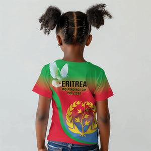 Eritrea 35th Anniversary Kid T shirt May 24 1991-2026 Proud To Be Eritrean
