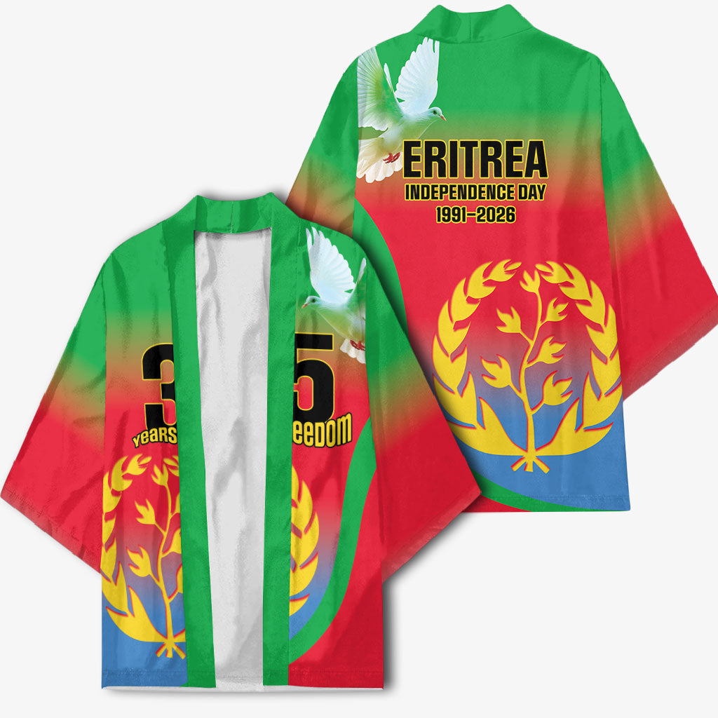 Eritrea 35th Anniversary Kimono May 24 1991-2026 Proud To Be Eritrean