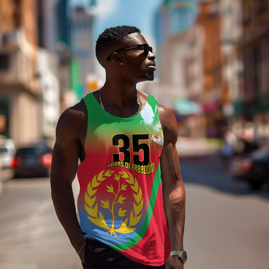 Eritrea 35th Anniversary Men Tank Top May 24 1991-2026 Proud To Be Eritrean