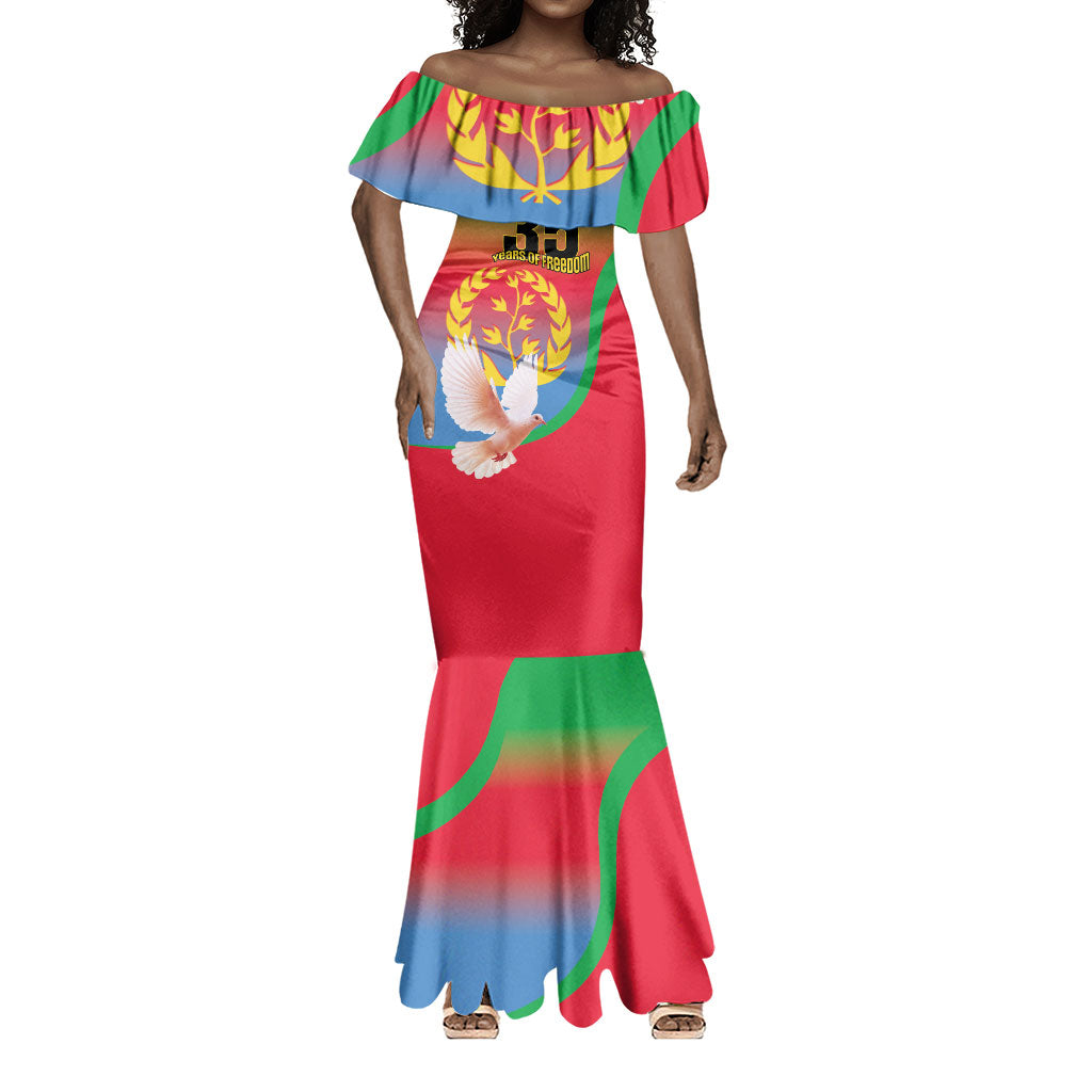 Eritrea 35th Anniversary Mermaid Dress May 24 1991-2026 Proud To Be Eritrean
