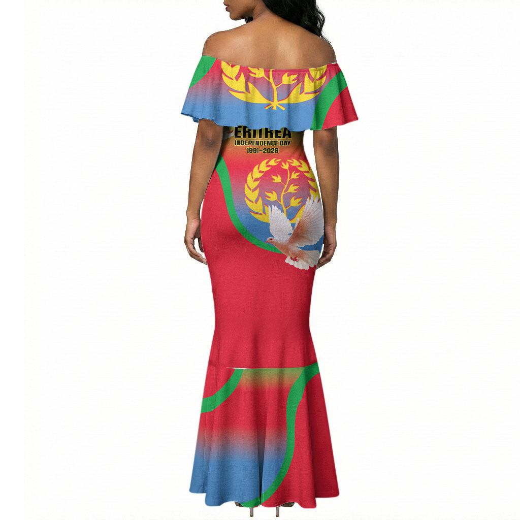Eritrea 35th Anniversary Mermaid Dress May 24 1991-2026 Proud To Be Eritrean