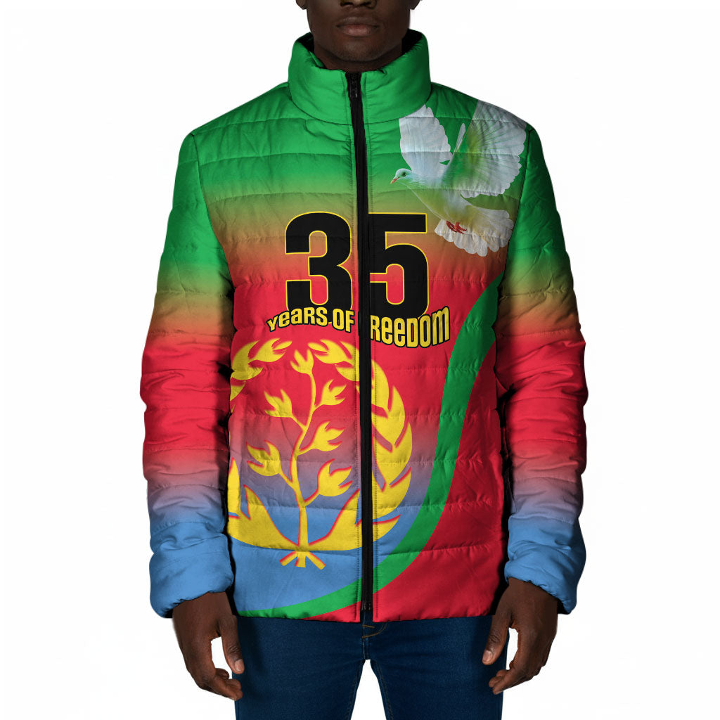 Eritrea 35th Anniversary Padded Jacket May 24 1991-2026 Proud To Be Eritrean