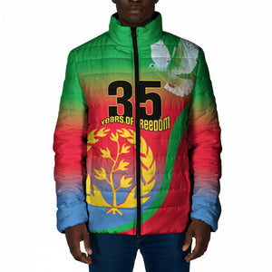 Eritrea 35th Anniversary Padded Jacket May 24 1991-2026 Proud To Be Eritrean