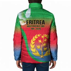 Eritrea 35th Anniversary Padded Jacket May 24 1991-2026 Proud To Be Eritrean