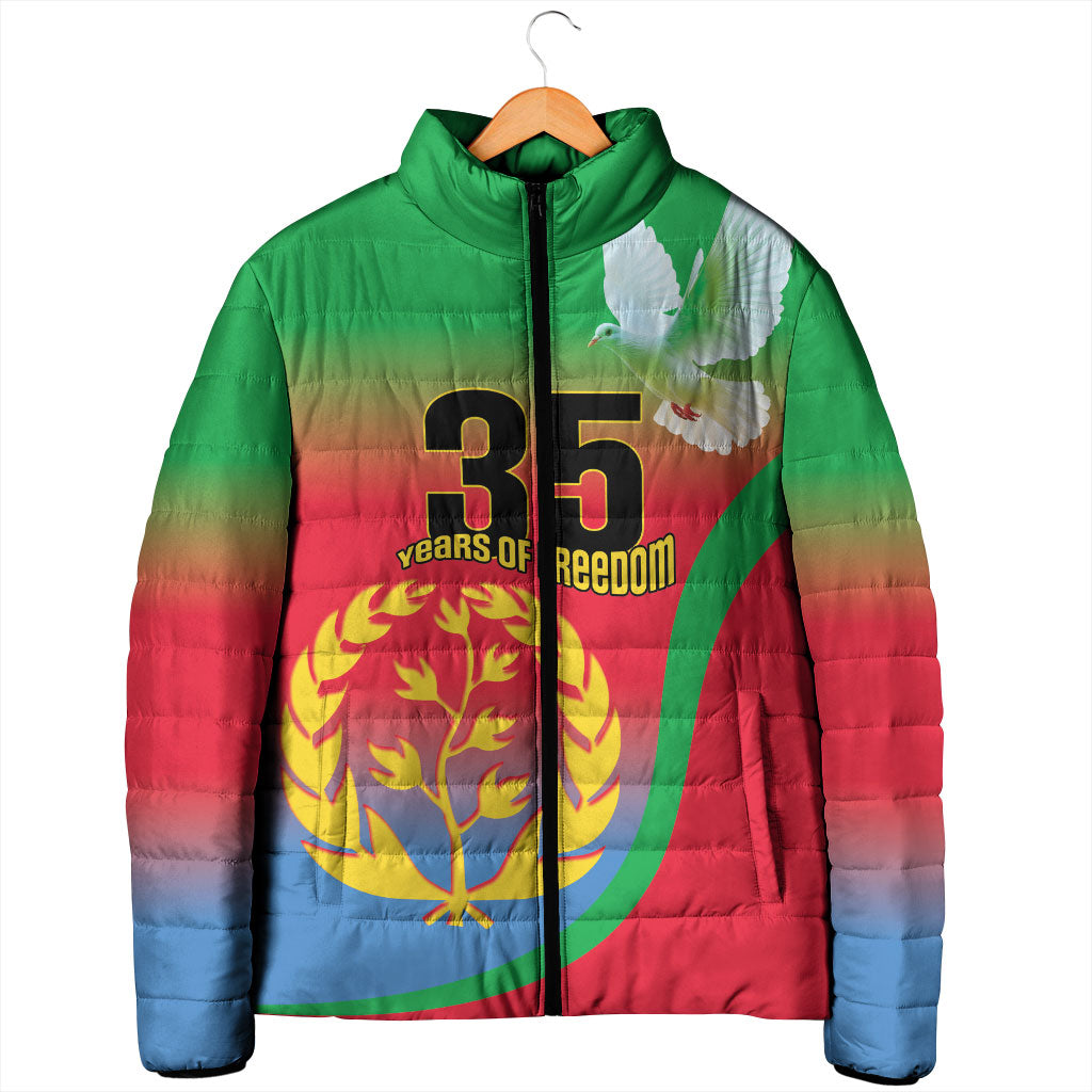 Eritrea 35th Anniversary Padded Jacket May 24 1991-2026 Proud To Be Eritrean