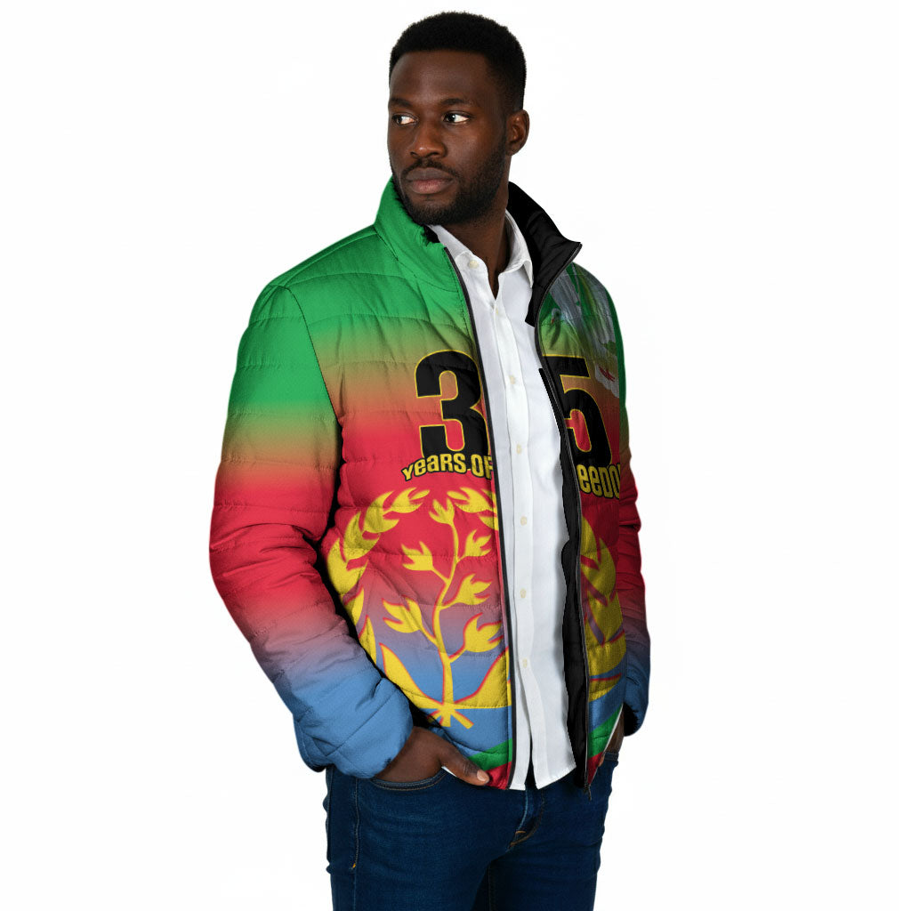 Eritrea 35th Anniversary Padded Jacket May 24 1991-2026 Proud To Be Eritrean