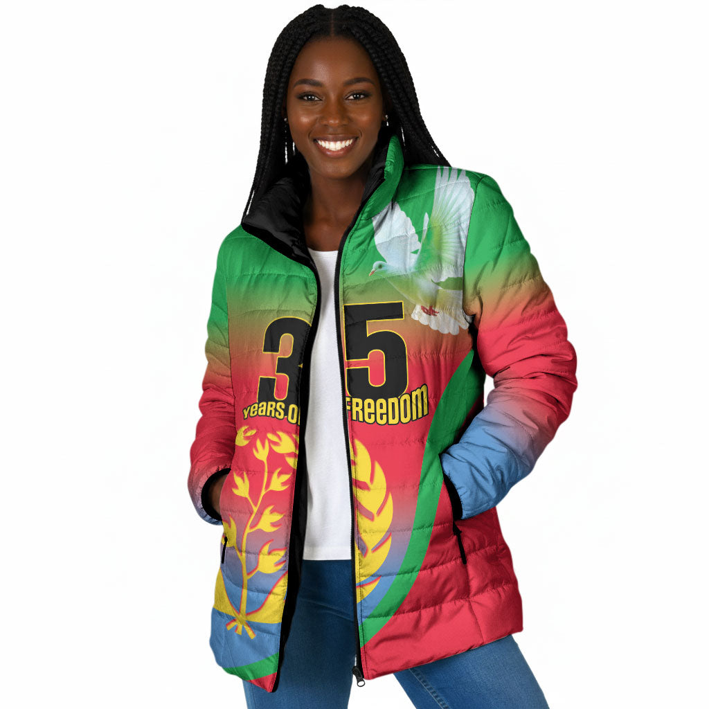 Eritrea 35th Anniversary Padded Jacket May 24 1991-2026 Proud To Be Eritrean