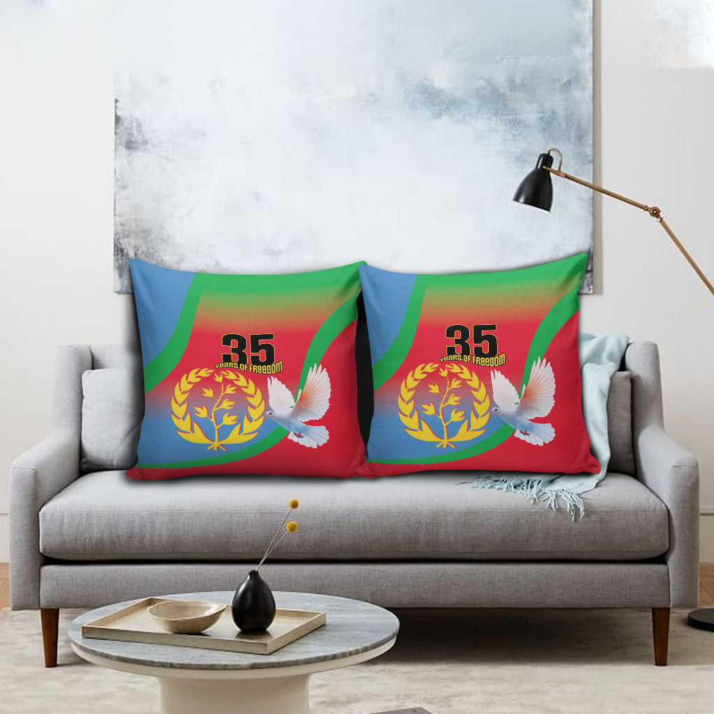 Eritrea 35th Anniversary Pillow Cover May 24 1991-2026 Proud To Be Eritrean