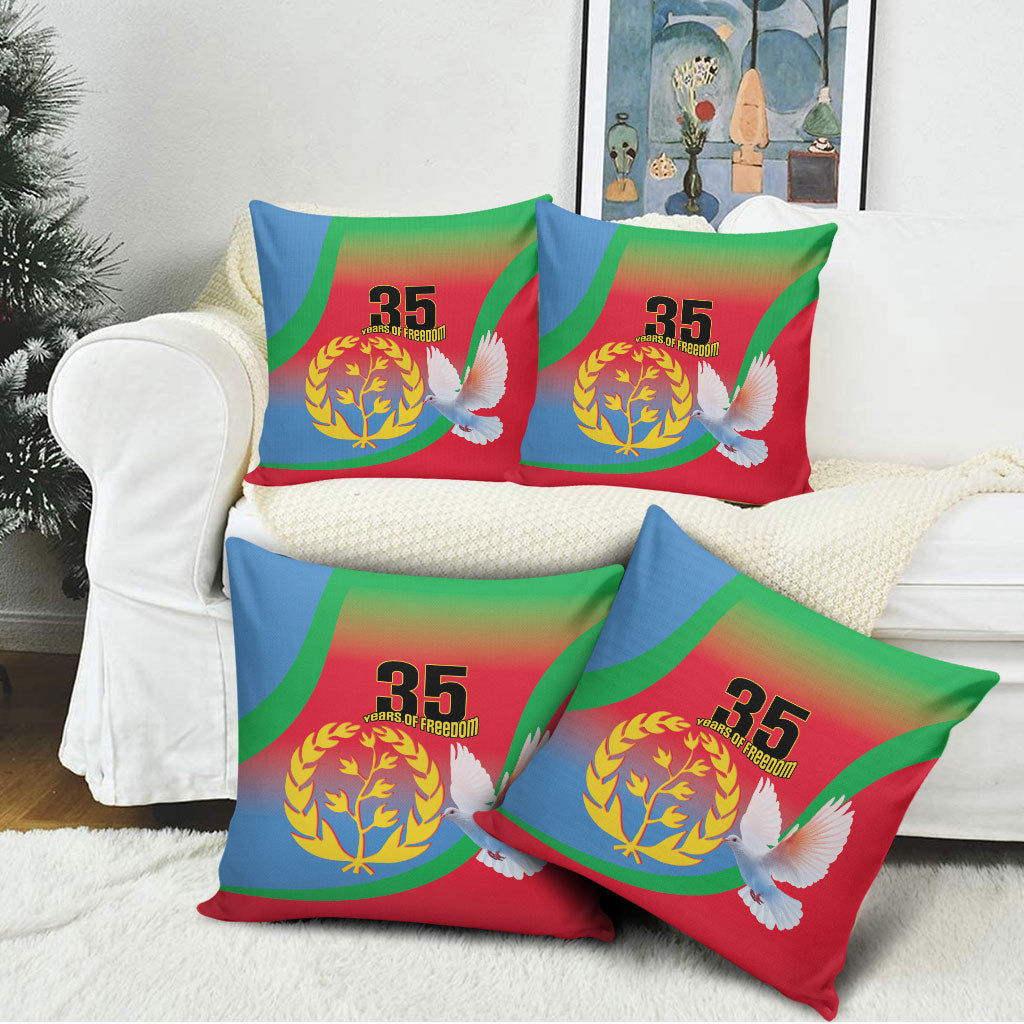 Eritrea 35th Anniversary Pillow Cover May 24 1991-2026 Proud To Be Eritrean