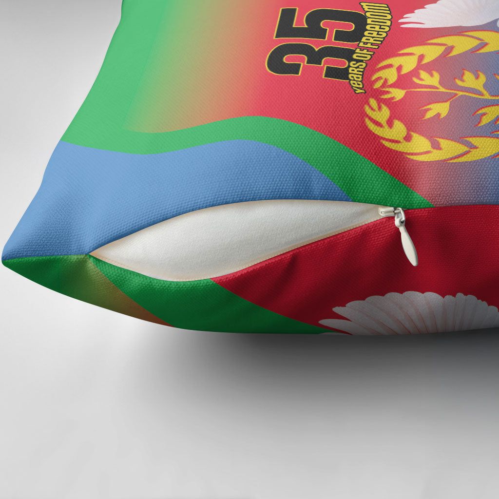 Eritrea 35th Anniversary Pillow Cover May 24 1991-2026 Proud To Be Eritrean