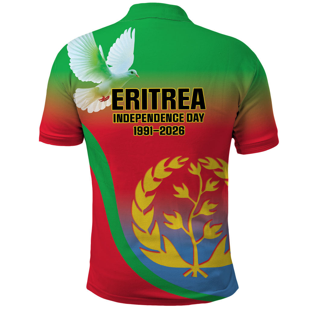 Eritrea 35th Anniversary Polo Shirt May 24 1991-2026 Proud To Be Eritrean