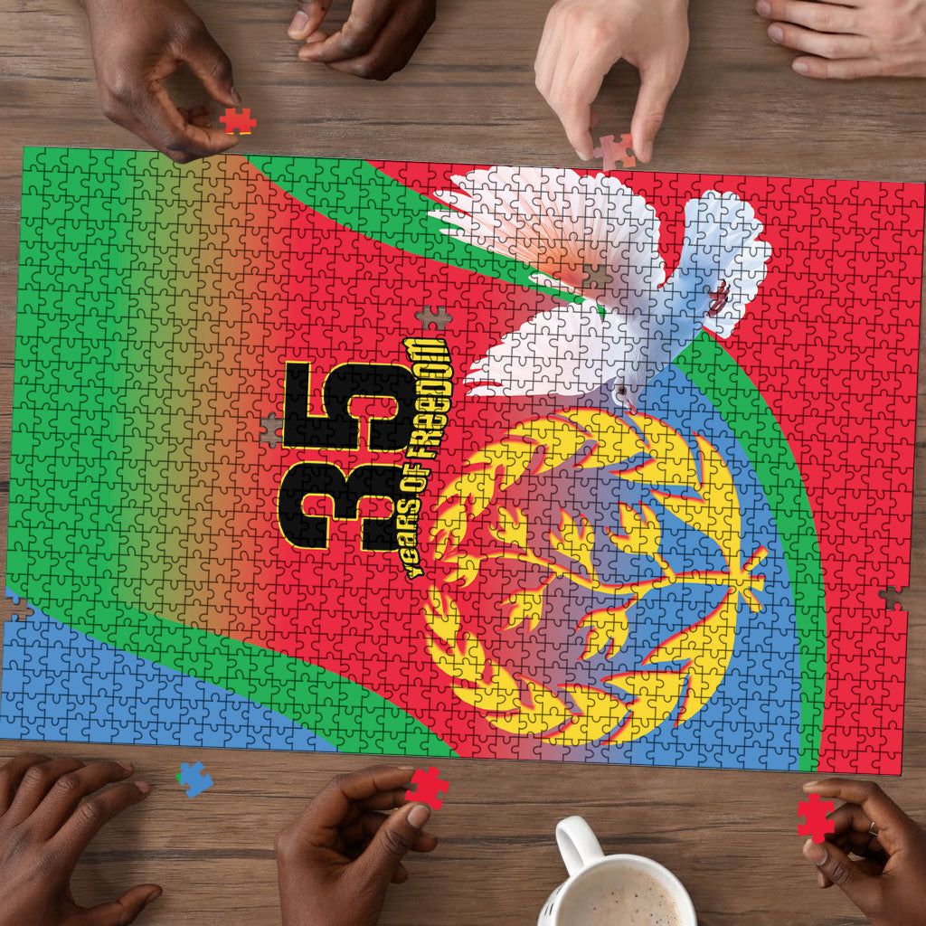Eritrea 35th Anniversary Puzzle May 24 1991-2026 Proud To Be Eritrean