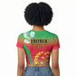 Eritrea 35th Anniversary Raglan Cropped T shirt May 24 1991-2026 Proud To Be Eritrean