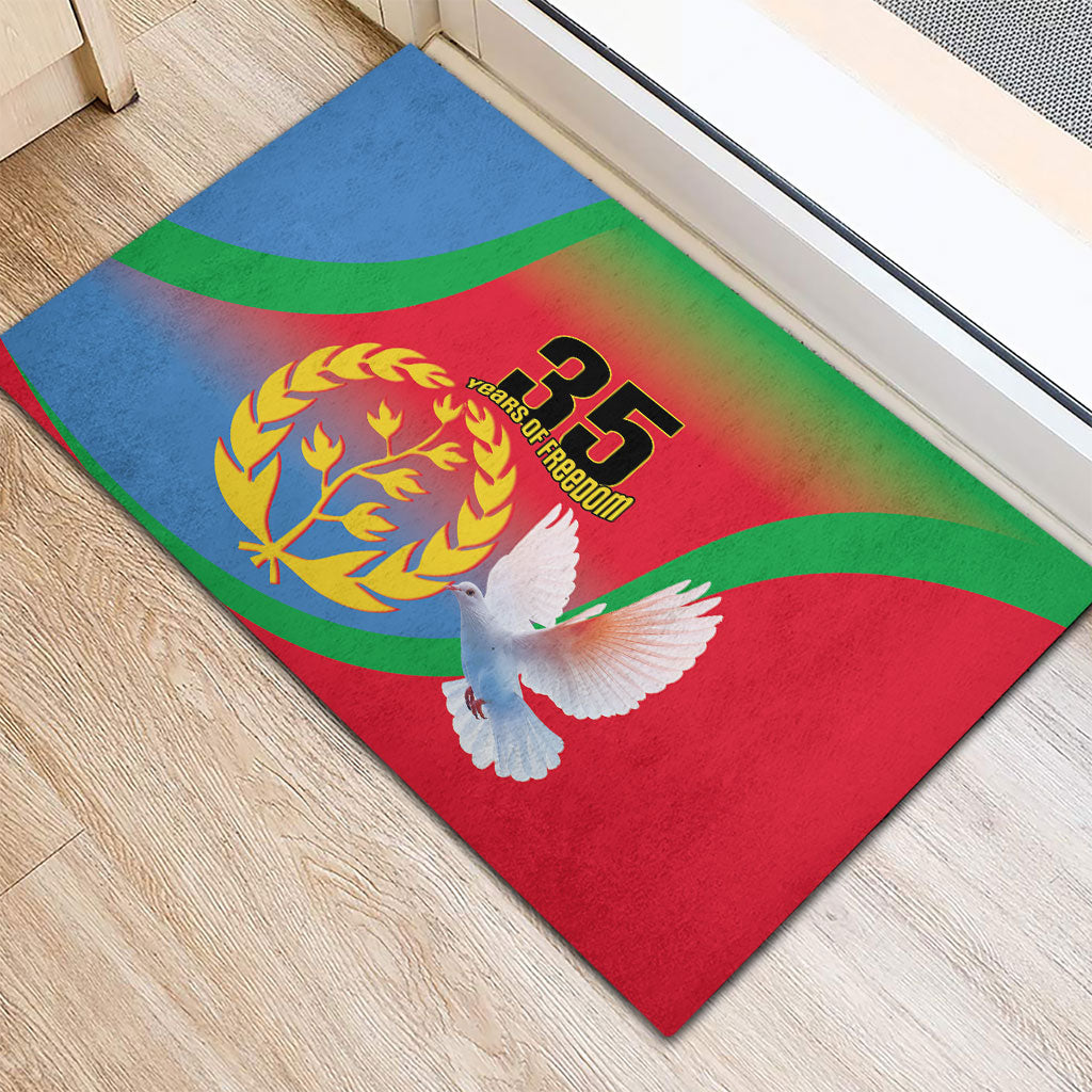 Eritrea 35th Anniversary Rubber Doormat May 24 1991-2026 Proud To Be Eritrean
