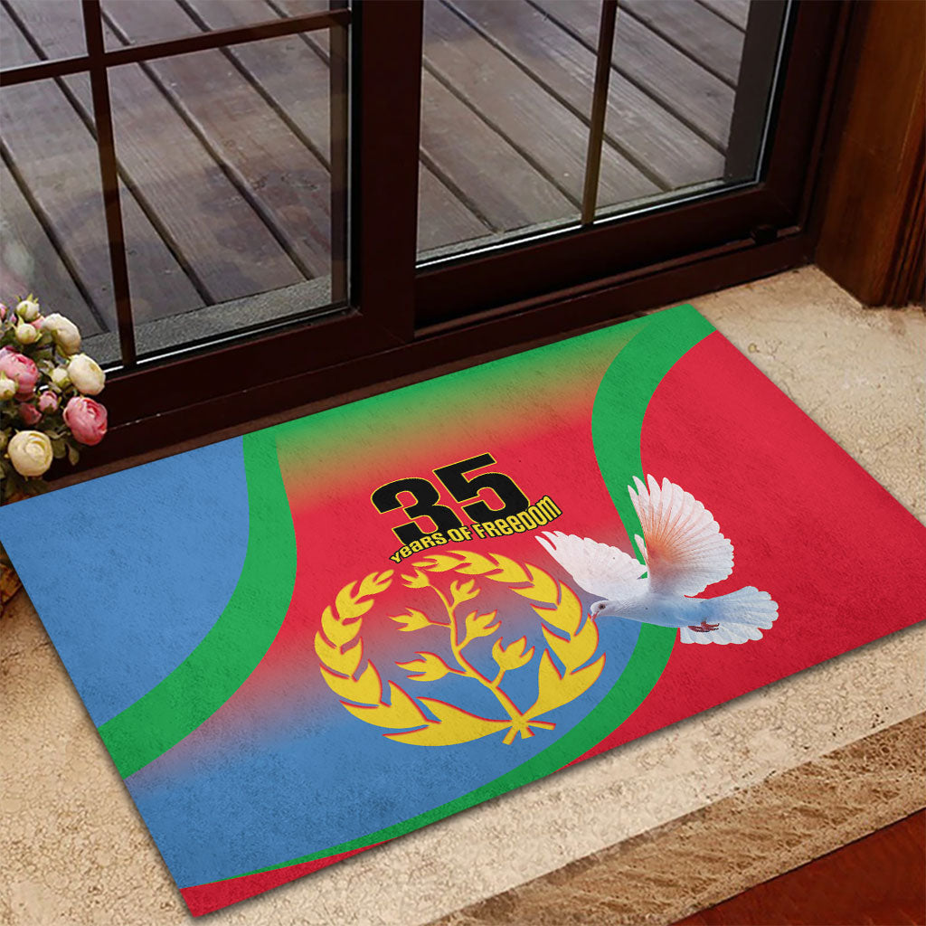 Eritrea 35th Anniversary Rubber Doormat May 24 1991-2026 Proud To Be Eritrean