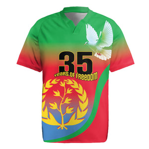 Eritrea 35th Anniversary Rugby Jersey May 24 1991-2026 Proud To Be Eritrean