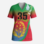 Eritrea 35th Anniversary Scrub Top May 24 1991-2026 Proud To Be Eritrean
