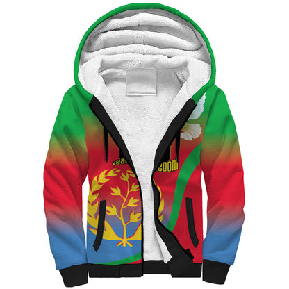 Eritrea 35th Anniversary Sherpa Hoodie May 24 1991-2026 Proud To Be Eritrean
