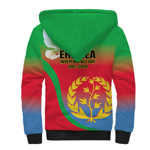 Eritrea 35th Anniversary Sherpa Hoodie May 24 1991-2026 Proud To Be Eritrean