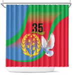 Eritrea 35th Anniversary Shower Curtain May 24 1991-2026 Proud To Be Eritrean